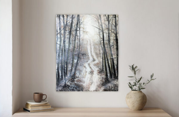 Originaali maalaus, Polku, 50x61cm - Image 2